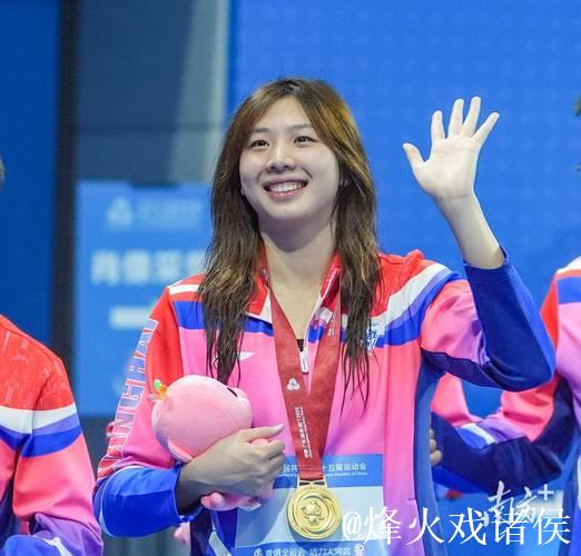 上海队唐钱婷夺得全运会女子100米蛙泳冠军 上海队唐钱婷夺得全运会女子100米蛙泳冠军